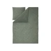 LIVARNO® Musselin-Bettwäsche, 135 x 200 cm, Blumen/grün - B-Ware neuwertig