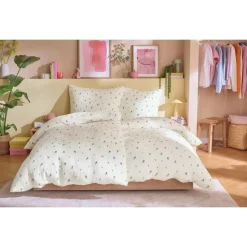 LIVARNO® Musselin-Bettwäsche, 155 x 220 cm - B-Ware