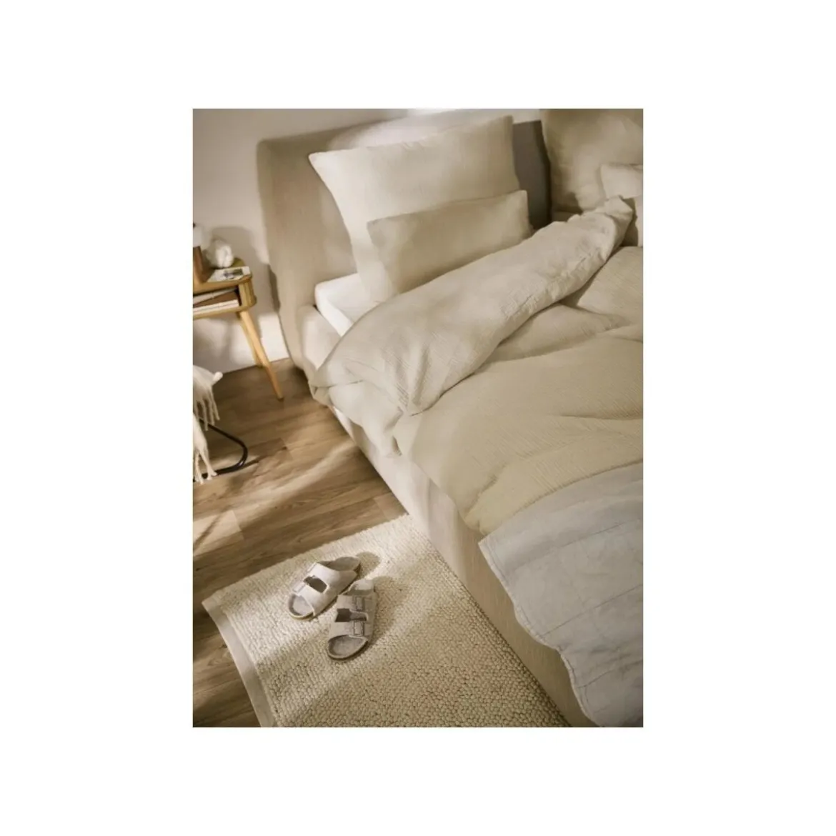 LIVARNO® Musselin-Bettwäsche, 135 x 200 cm - B-Ware