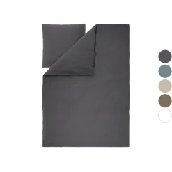 LIVARNO® Musselin-Bettwäsche, 155 x 220 cm - B-Ware