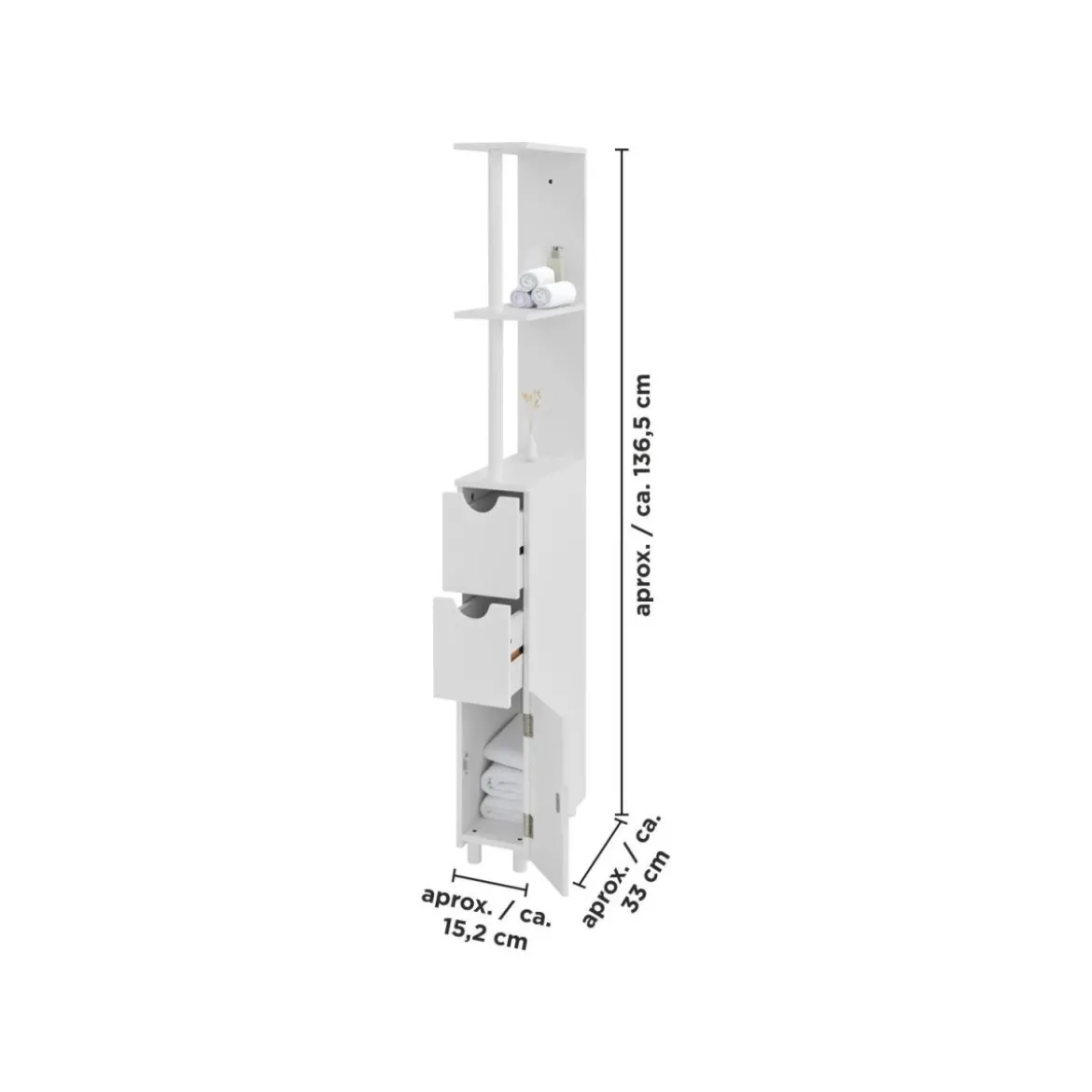 LIVARNO® Nischenhochschrank, weiß - B-Ware