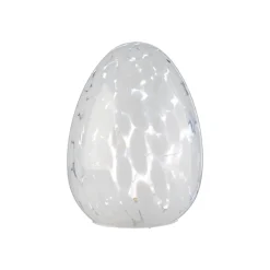 LIVARNO® Osterdekoration Glas Hase / Osterei LED (Ei/weiß) - B-Ware neuwertig