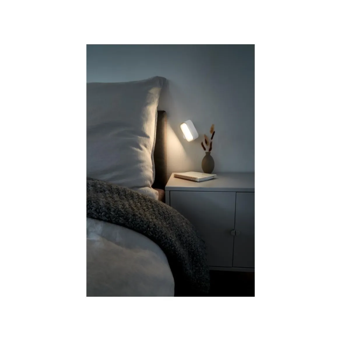 LIVARNop home Akku-LED-Wandleuchte, 3-stufig einstellbare Helligkeit - B-Ware