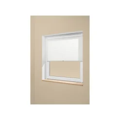 LIVARNO® Plissee Rollo, für Fenster, Montage ohne Bohren, 100 x 130 cm - B-Ware