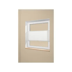 LIVARNO® Plissee-Rollo für Fenster, ohne Bohren, 80 x 130 cm - B-Ware