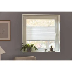 LIVARNO® Plissee Rollo für Fenster, 60 x 130 cm, Montage ohne Bohren - B-Ware