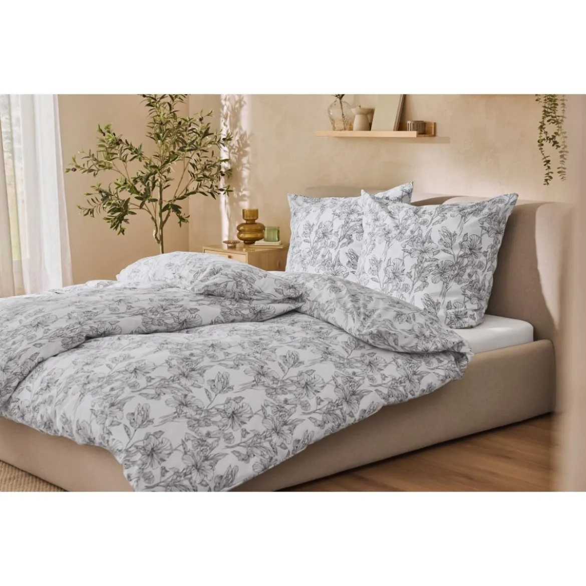 LIVARNO® Renforcé-Bettwäsche, 135 x 200 cm - B-Ware