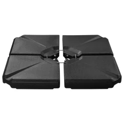 LIVARNO® Schirmständer–Beschwerungsplatten, 4 Stück - B-Ware