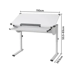 LIVARNO® Schülerschreibtisch, höhenverstellbar - B-Ware neuwertig