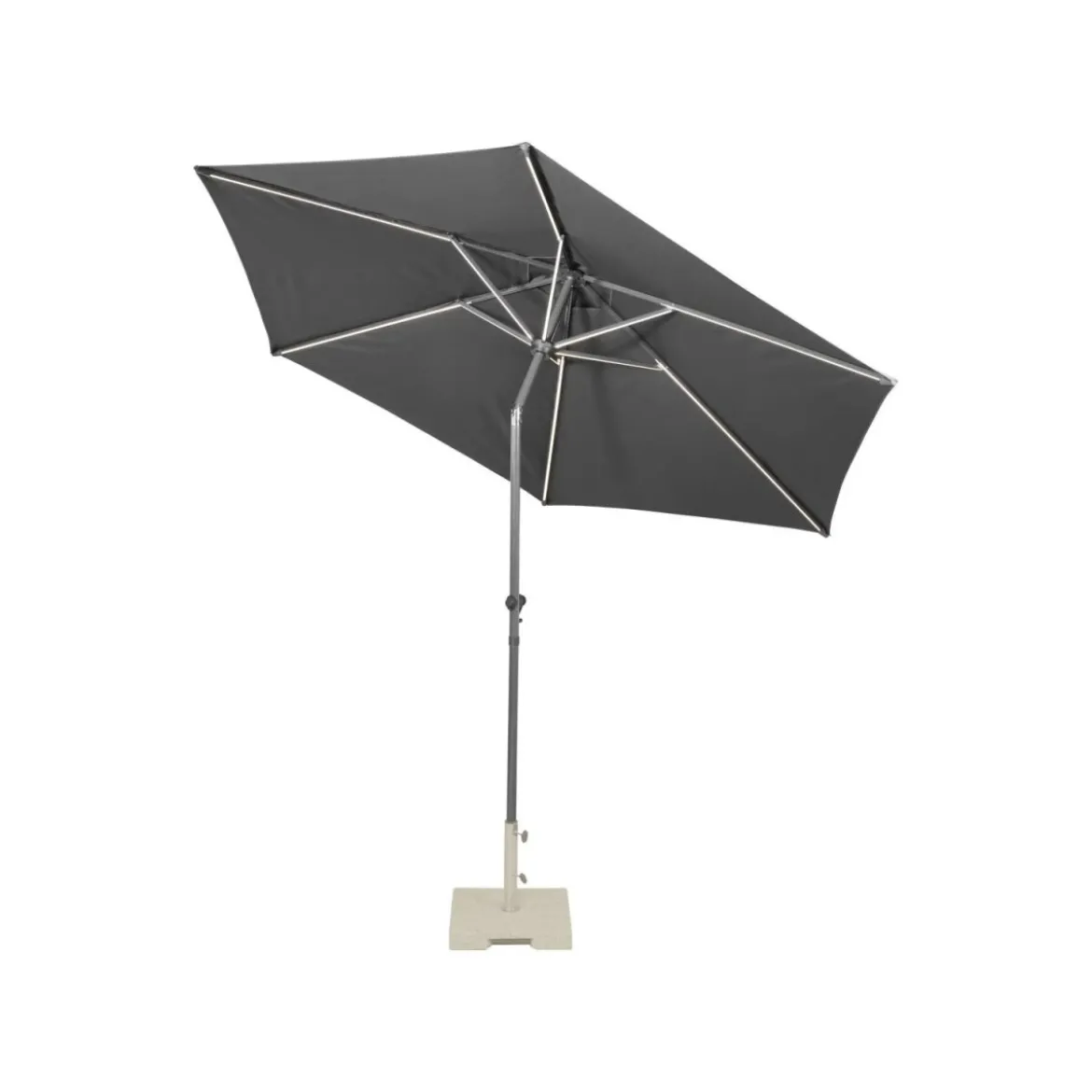LIVARNO® Sonnenschirm mit Solar-LED-Beleuchtung - B-Ware sehr gut