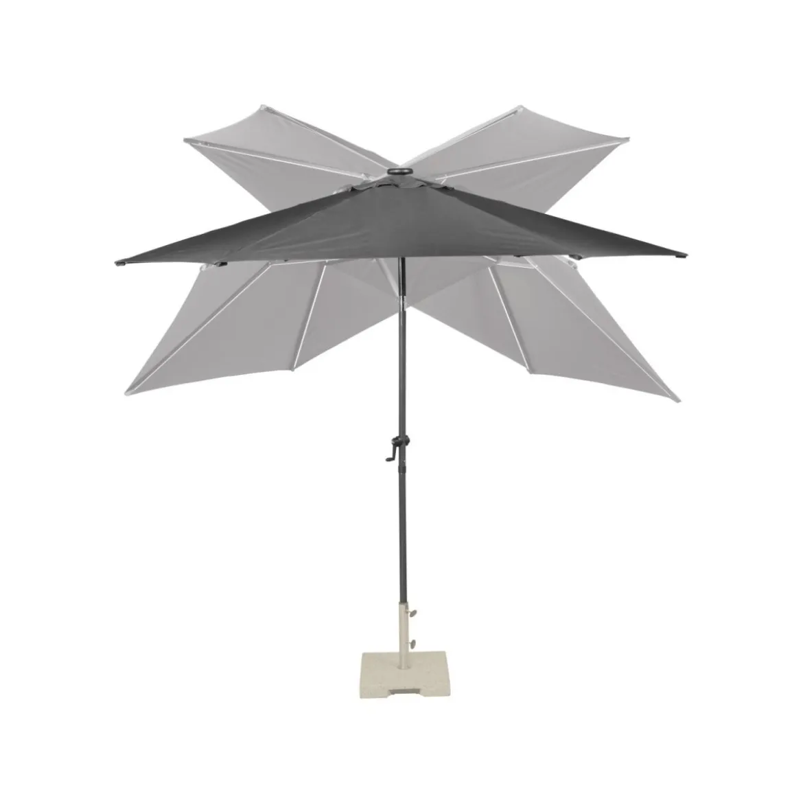 LIVARNO® Sonnenschirm mit Solar-LED-Beleuchtung - B-Ware sehr gut