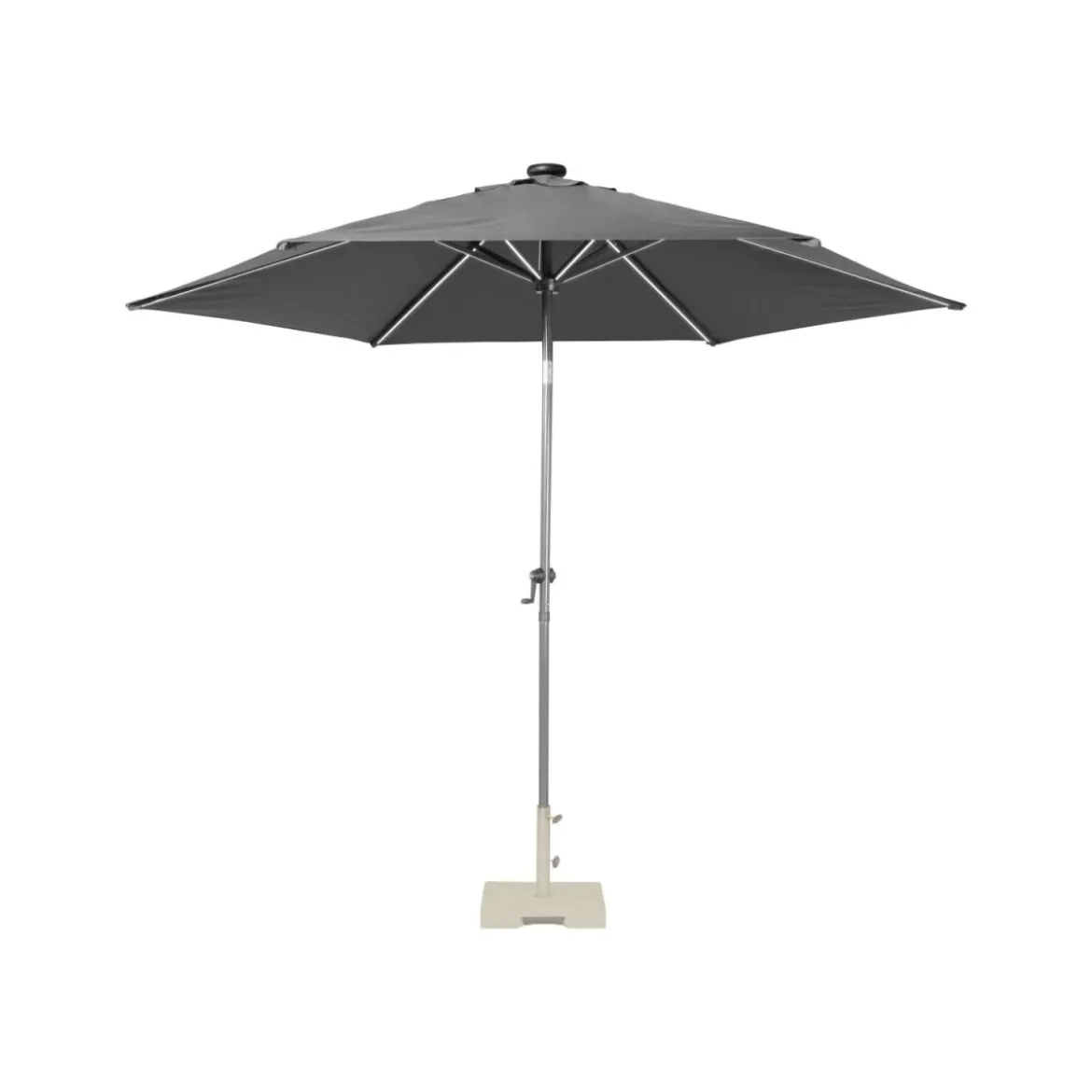 LIVARNO® Sonnenschirm mit Solar-LED-Beleuchtung - B-Ware sehr gut