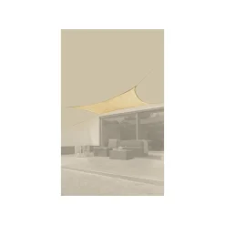 LIVARNO® Sonnensegel, rechteckig (Beige) - B-Ware neuwertig