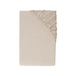 LIVARNO® Spannbettlaken Jersey, 140-160 x 200 cm (Beige) - B-Ware neuwertig