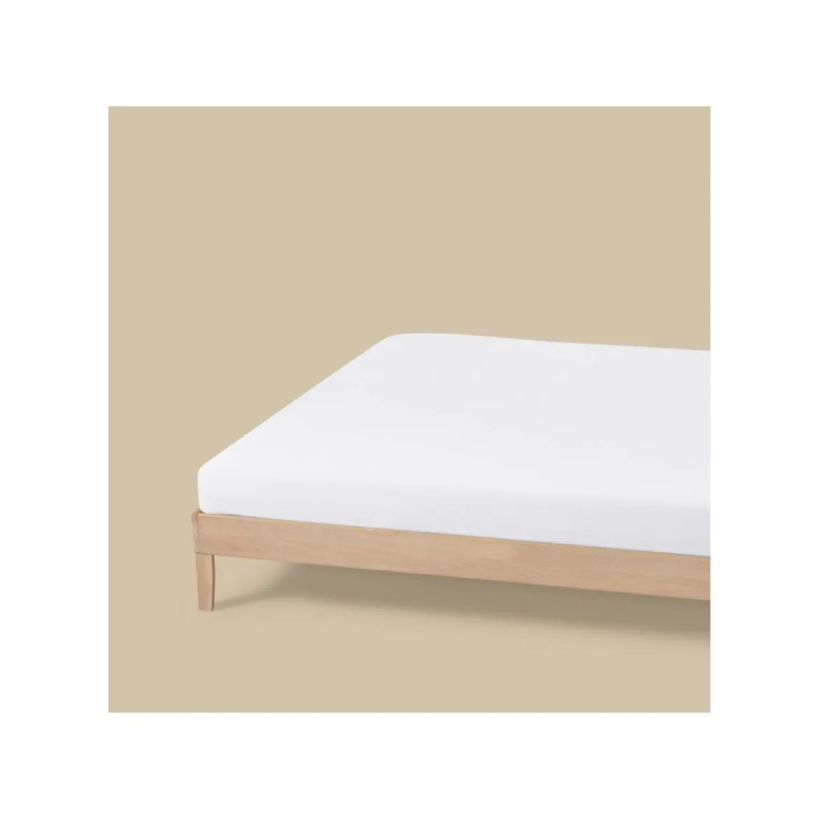 LIVARNO Spannbettlaken, Jersey, 180 - 200 x 200 cm, weiß - B-Ware sehr gut