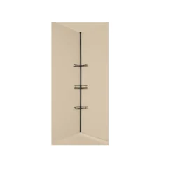 LIVARNO® Teleskop-Badregal, schwarz - B-Ware