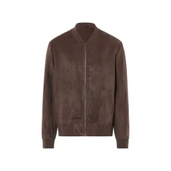 LIVERGY® Herren-Blouson, in Wildlederoptik, XL, braun - B-Ware neuwertig