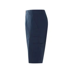 LIVERGY® Herren-Cargo-Bermudas, leger geschnitten, 50, navy - B-Ware neuwertig