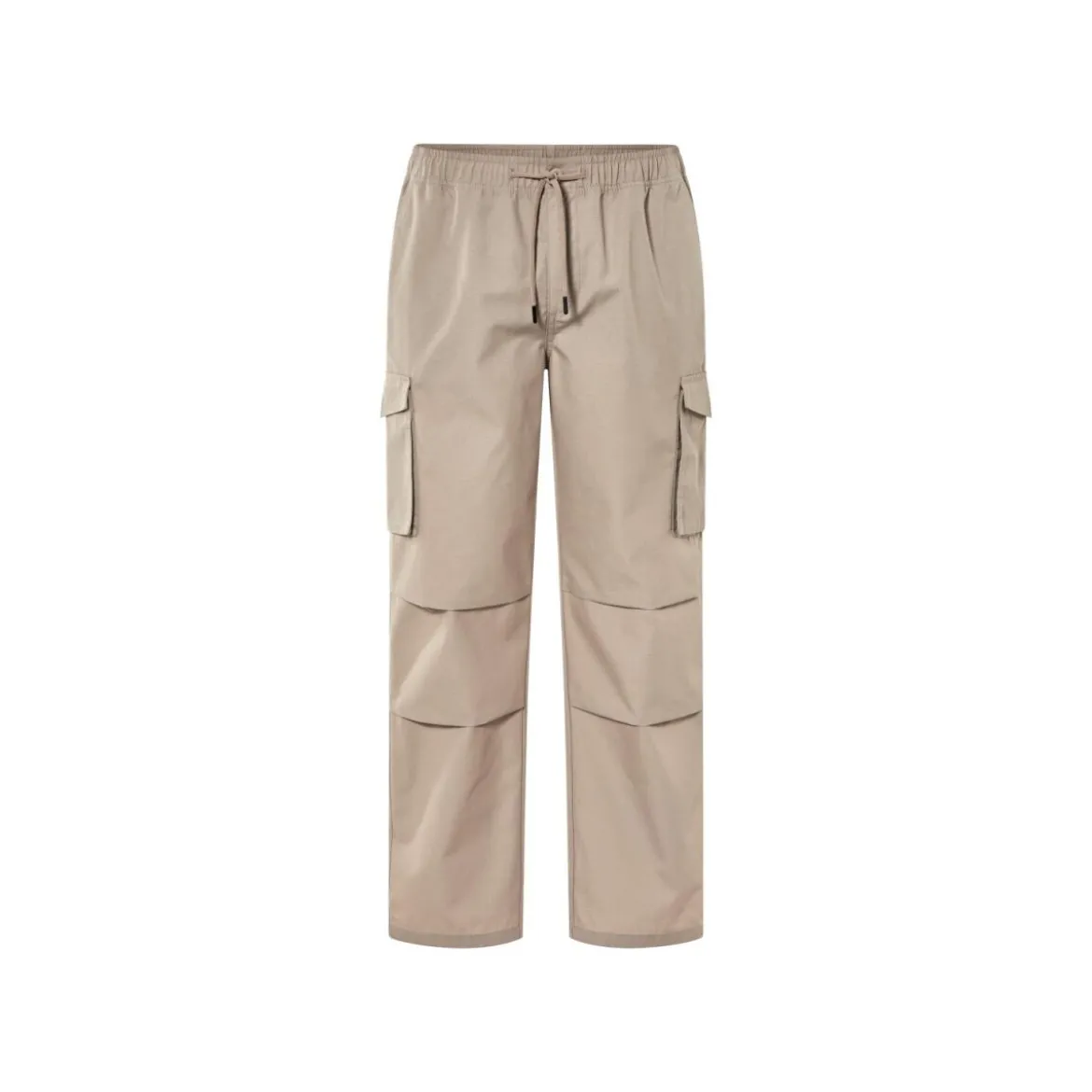 LIVERGY® Herren Cargohose, legere Form, modernes Ripstop-Muster (Beige, M (48/50)) - B-Ware neuwertig