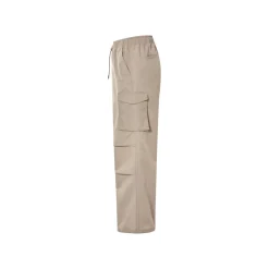 LIVERGY® Herren Cargohose, legere Form, modernes Ripstop-Muster (Beige, M (48/50)) - B-Ware neuwertig