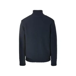 LIVERGY® Herren Grobstrickjacke, mit Zopfstrickmuster (navy, L(52/54)) - B-Ware neuwertig