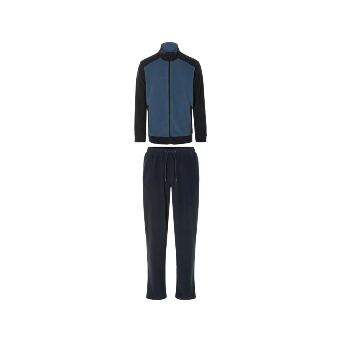 LIVERGY® Herren Hausanzug aus Fleece (Blau, S(44/46)) - B-Ware sehr gut