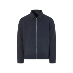 LIVERGY® Herren Jacke mit Kentkragen, in Wolloptik (Marine, S(44/46)) - B-Ware neuwertig