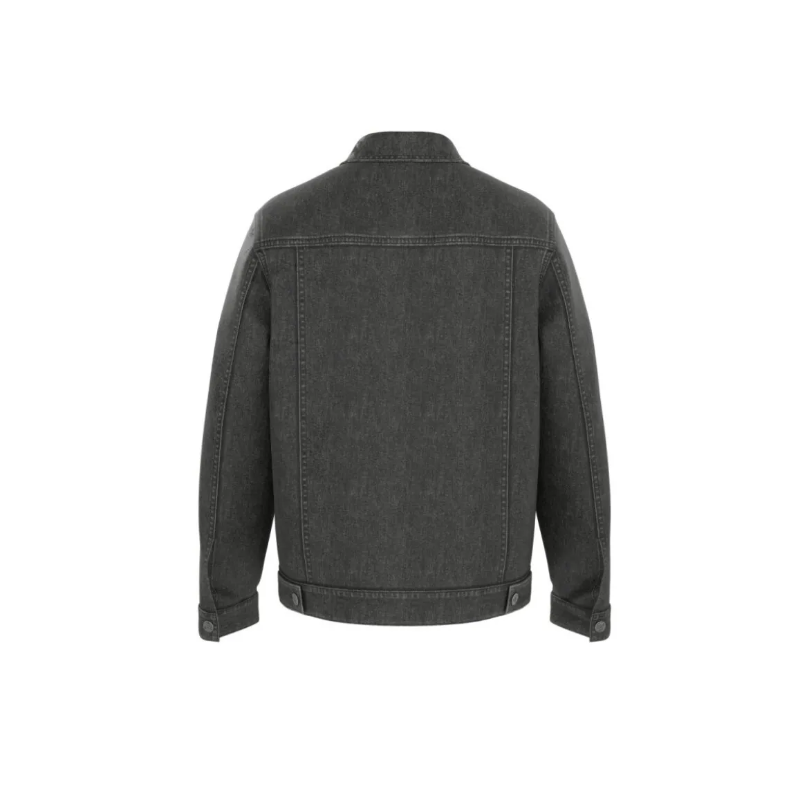 LIVERGY® Herren-Jeansjacke, aus reiner Baumwolle, S, schwarz - B-Ware neuwertig