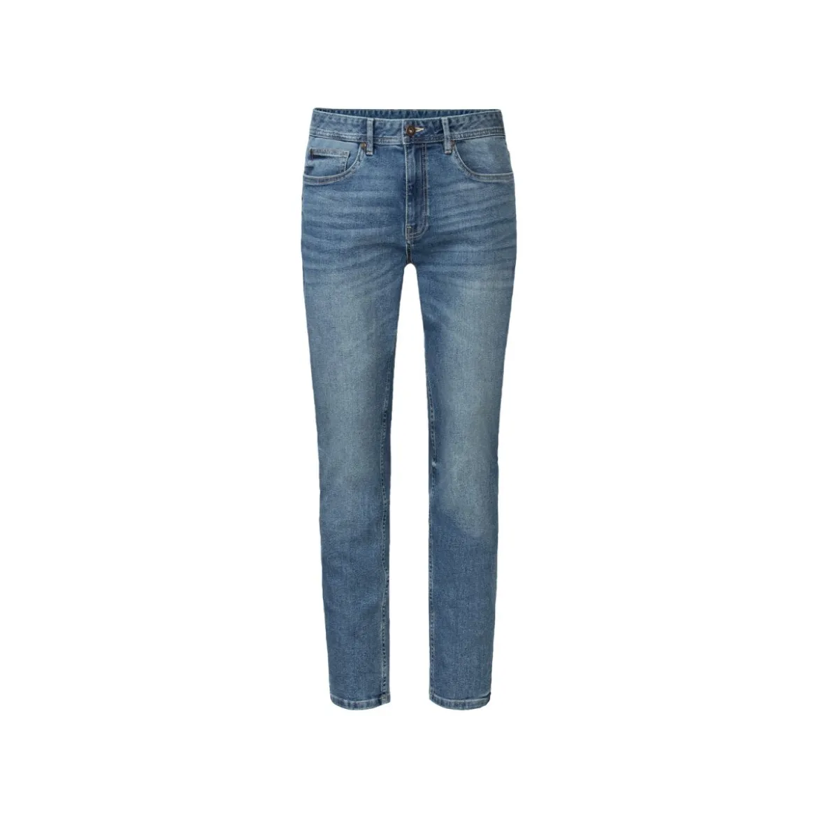 LIVERGY® Herren Jeans, Slim Fit, mit Baumwolle (hellblau, 52 (36/34)) - B-Ware sehr gut