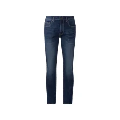 LIVERGY® Herren-Jeans, Slim Fit, normale Leibhöhe, 54, blau - B-Ware neuwertig