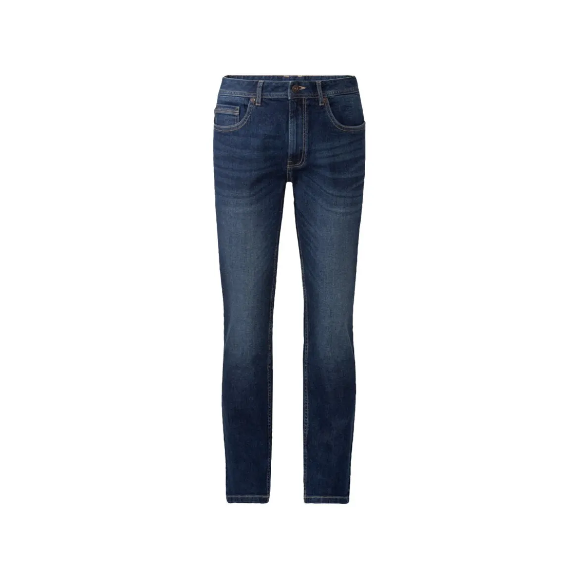 LIVERGY® Herren-Jeans, Slim Fit, normale Leibhöhe, 54, blau - B-Ware neuwertig