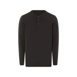 LIVERGY® Herren Langarmshirt, körpernah geschnitten, M, schwarz - B-Ware neuwertig