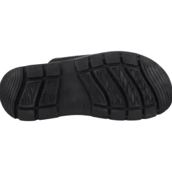 LIVERGY® Herren Pantoletten, in Veloursoptik (Schwarz, 42) - B-Ware neuwertig