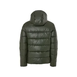 LIVERGY® Herren Steppjacke, Kapuze mit Kordelzug (khaki, L(52/54)) - B-Ware neuwertig