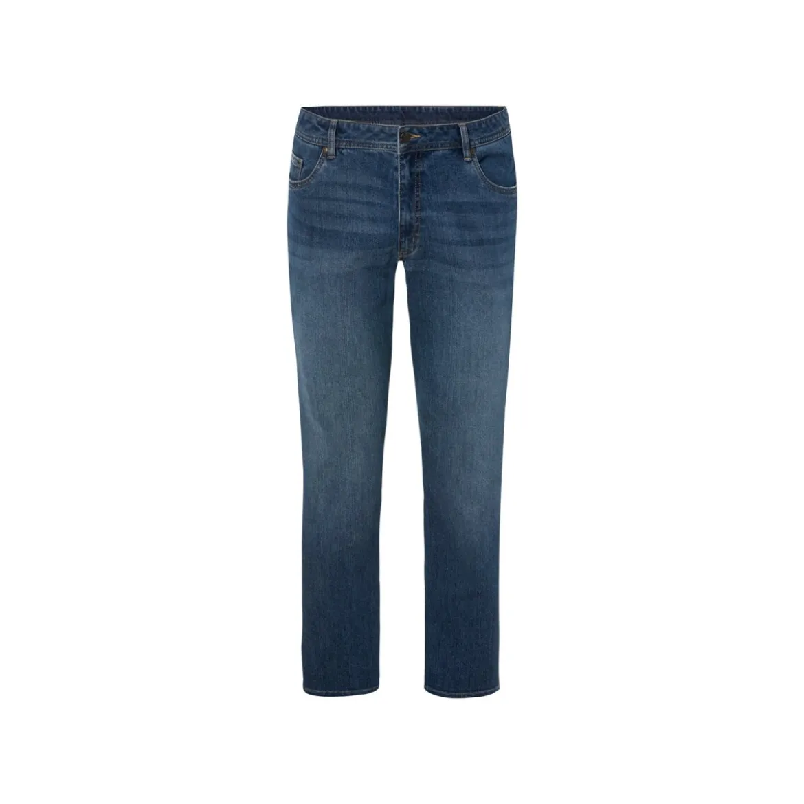 LIVERGY® Herren Thermojeans, Straight Fit, mit normaler Leibhöhe (blau, 68 (52/32)) - B-Ware neuwertig
