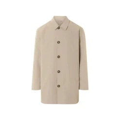 LIVERGY® Herren Trenchcoat, mit Gehschlitz (Beige, L (52/54)) - B-Ware neuwertig