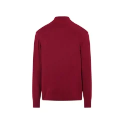 LIVERGY® x Grand Polo Herren Stricktroyer, mit Stickerei (Rot, XL (56/58)) - B-Ware neuwertig