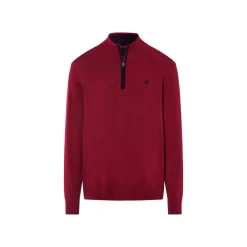 LIVERGY® x Grand Polo Herren Stricktroyer, mit Stickerei (Rot, XL (56/58)) - B-Ware neuwertig