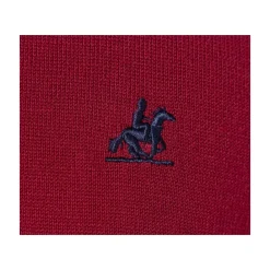 LIVERGY® x Grand Polo Herren Stricktroyer, mit Stickerei (Rot, XL (56/58)) - B-Ware neuwertig