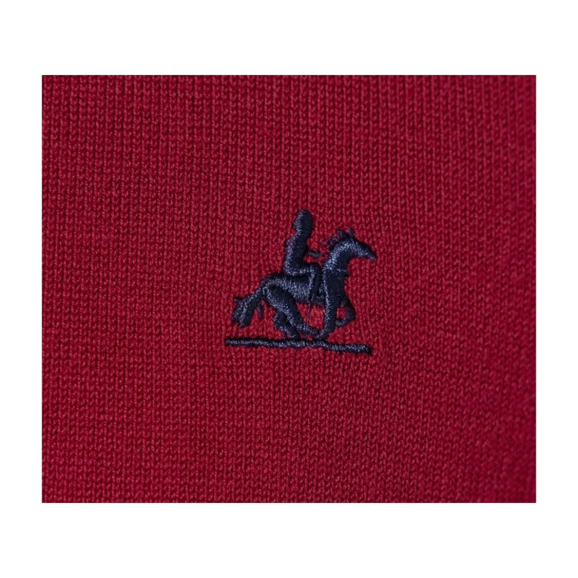 LIVERGY® x Grand Polo Herren Stricktroyer, mit Stickerei (Rot, XL (56/58)) - B-Ware neuwertig