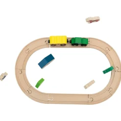 LUPILU® Bahnset Bauernhof / Prinzessin / Feuerwehr / Polizei (Countryside) - B-Ware sehr gut