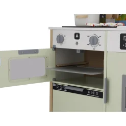 LUPILU® Holz-Küche, 3-fach höhenverstellbar, mit bespielbarer Rückseite - B-Ware