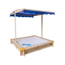 lupilu® Holzsandkasten, mit Dach und Eisdiele - B-Ware