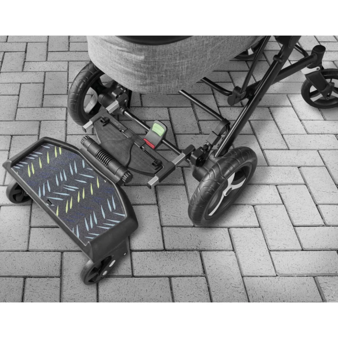 lupilu® Kinderwagen-Mitfahrbrett mit Anti-Rutsch-Profil - B-Ware