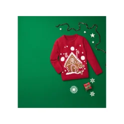 lupilu® Kleinkinder Mädchen Pullover mit niedlichem Weihnachtsmotiv - B-Ware
