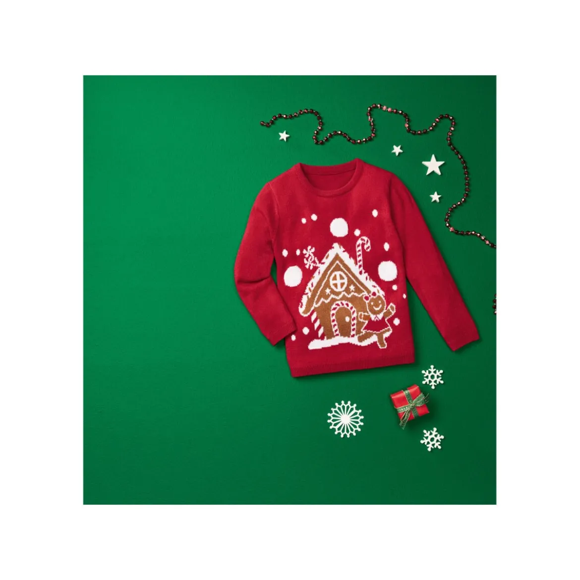 lupilu® Kleinkinder Mädchen Pullover mit niedlichem Weihnachtsmotiv - B-Ware