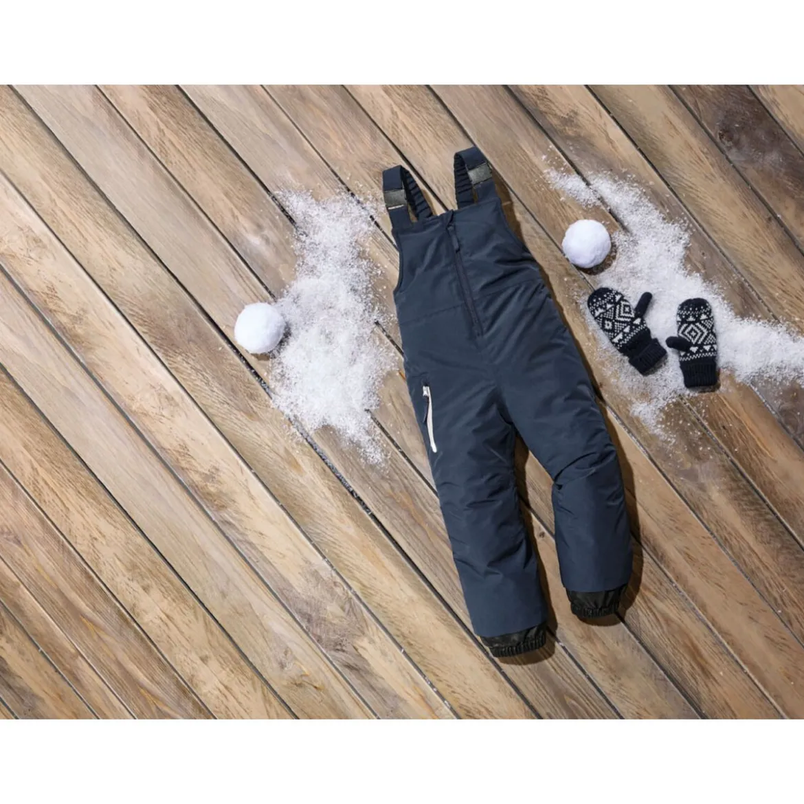 lupilu® Kleinkinder Mädchen Skihose, wasserabweisendes Obermaterial (navy, 86/92) - B-Ware neuwertig