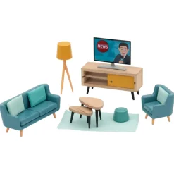 lupilu® Puppenhaus- Zubehör (Wohnzimmer) - B-Ware neuwertig