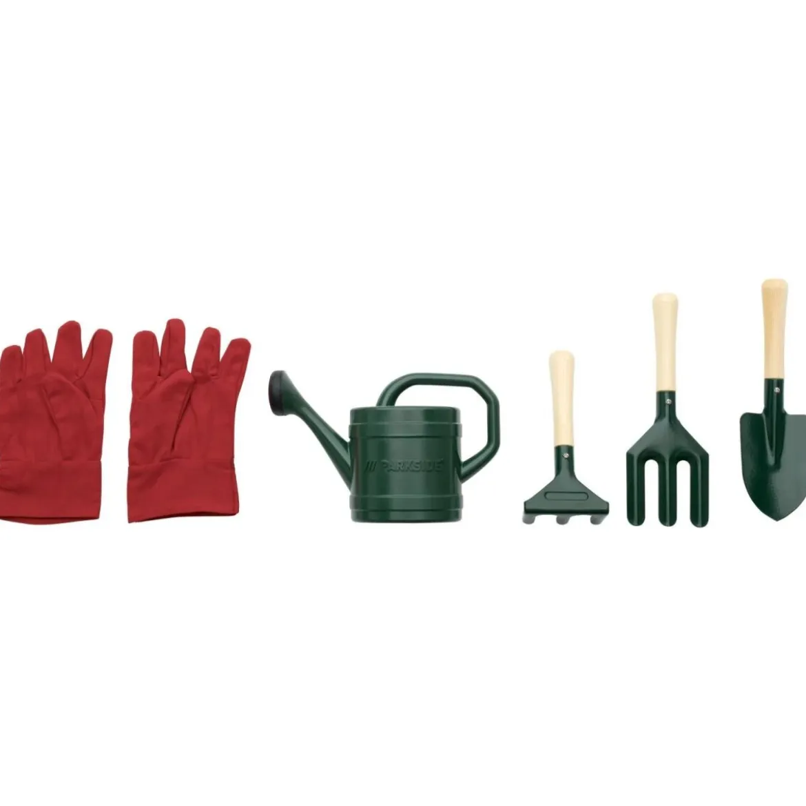 LUPILU® Schubkarre mit Gartenwerkzeug, 7-teilig - B-Ware neuwertig