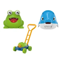 LUPILU® Seifenblasenmaschine Frosch / Delfin / Rasenmäher - B-Ware